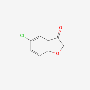 5-Chlorobenzofuran-3-one chemical structure (CAS 3261-05-0)