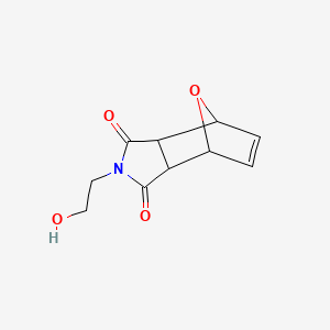 3a,4,7,7a-Tetrahydro-2-(2'-hydroxyethyl)-4,7-epoxy-1H-isoindole-1,3(2H)-dione chemical structure (CAS 32620-90-9)
