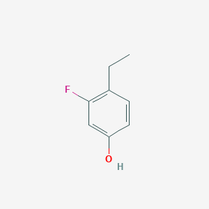4-Ethyl-3-fluorophenol chemical structure (CAS 326493-65-6)