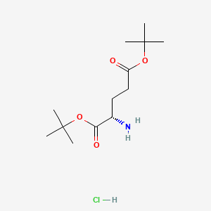 H-Glu(OtBu)-OtBu.HCl chemical structure (CAS 32677-01-3)