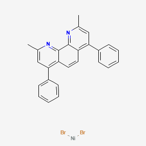 (2,9-Dimethyl-4,7-diphenyl-1,10-phenanthroline)nickel dibromide chemical structure (CAS 326822-02-0)