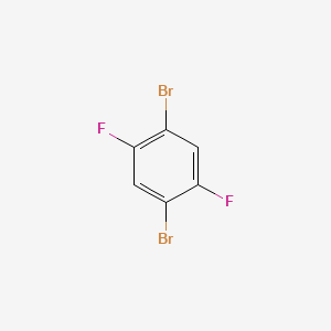 1,4-Dibromo-2,5-difluorobenzene chemical structure (CAS 327-51-5)