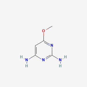 2,4-Diamino-6-methoxypyrimidine chemical structure (CAS 3270-97-1)
