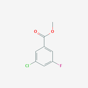 Methyl 3-chloro-5-fluorobenzoate chemical structure (CAS 327056-75-7)