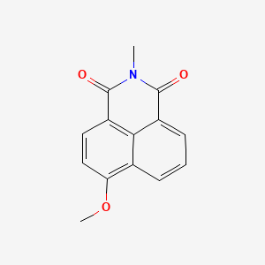 6-Methoxy-2-methyl-1H-benzo[de]isoquinoline-1,3(2H)-dione chemical structure (CAS 3271-05-4)