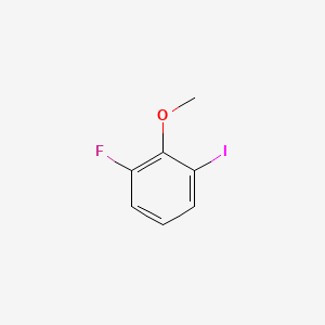 1-Fluoro-3-iodo-2-methoxybenzene chemical structure (CAS 32750-21-3)