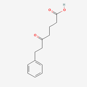 5-Oxo-7-phenylheptanoic acid chemical structure (CAS 32764-94-6)