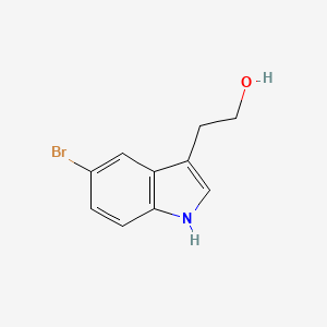 2-(5-Bromo-1H-indol-3-yl)ethanol chemical structure (CAS 32774-29-1)
