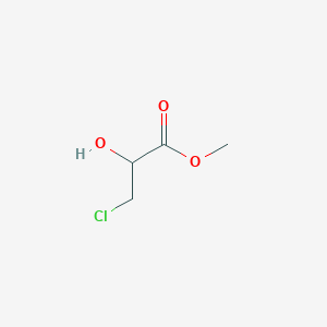 Methyl 3-chloro-2-hydroxypropanoate chemical structure (CAS 32777-04-1)