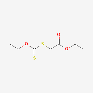 Ethyl 2-((ethoxycarbonothioyl)thio)acetate chemical structure (CAS 3278-34-0)