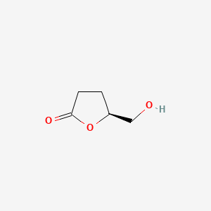 (S)-5-(Hydroxymethyl)dihydrofuran-2(3H)-one chemical structure (CAS 32780-06-6)