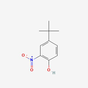 4-(tert-Butyl)-2-nitrophenol chemical structure (CAS 3279-07-0)