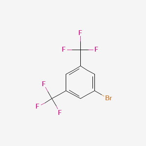 1-Bromo-3,5-bis(trifluoromethyl)benzene chemical structure (CAS 328-70-1)