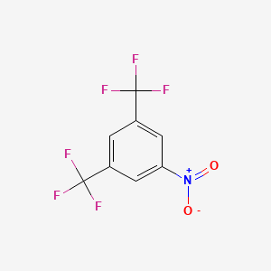 1-Nitro-3,5-bis(trifluoromethyl)benzene chemical structure (CAS 328-75-6)