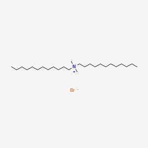 Dilauryldimethylammonium Bromide chemical structure (CAS 3282-73-3)