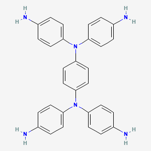 N1,N1'-(1,4-Phenylene)bis(N1-(4-aminophenyl)benzene-1,4-diamine) chemical structure (CAS 3283-07-6)