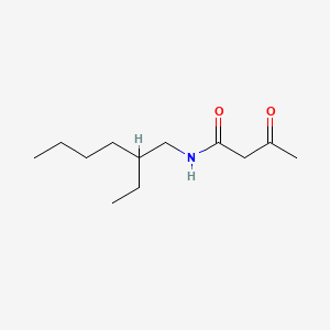 N-(2-Ethylhexyl)-3-oxobutanamide chemical structure (CAS 32837-36-8)