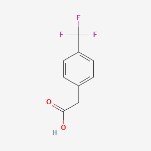 4-(Trifluoromethyl)phenylacetic acid chemical structure (CAS 32857-62-8)