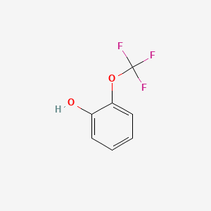 2-(Trifluorormethoxy)phenol chemical structure (CAS 32858-93-8)
