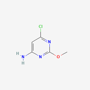 6-Chloro-2-methoxypyrimidin-4-amine chemical structure (CAS 3286-55-3)