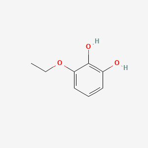 3-Ethoxybenzene-1,2-diol chemical structure (CAS 32867-76-8)