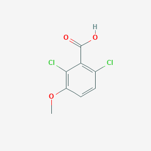 2,6-Dichloro-3-methoxybenzoic acid chemical structure (CAS 32890-93-0)