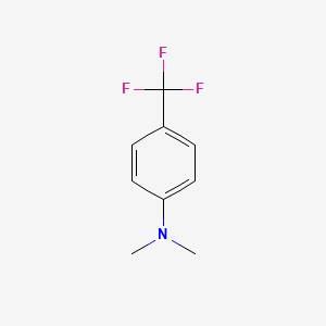 N,N-Dimethyl-4-(trifluoromethyl)aniline chemical structure (CAS 329-17-9)