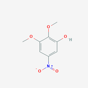 2,3-Dimethoxy-5-nitrophenol chemical structure (CAS 32905-09-2)