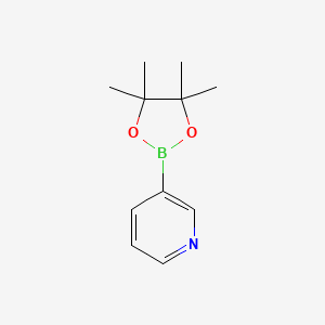 3-(4,4,5,5-Tetramethyl-1,3,2-dioxaborolan-2-yl)pyridine chemical structure (CAS 329214-79-1)