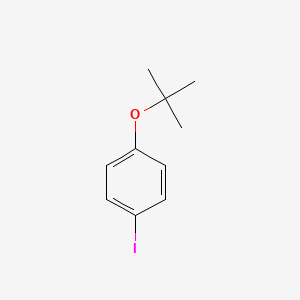 1-(tert-Butoxy)-4-iodobenzene chemical structure (CAS 329318-60-7)