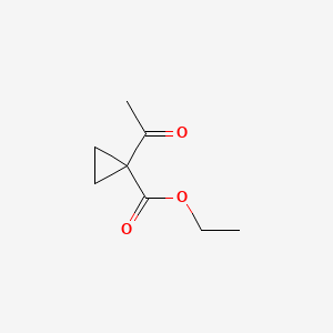 Ethyl 1-acetylcyclopropanecarboxylate chemical structure (CAS 32933-03-2)