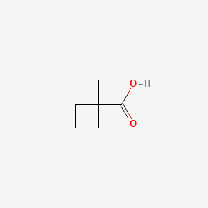 1-Methylcyclobutanecarboxylic acid chemical structure (CAS 32936-76-8)