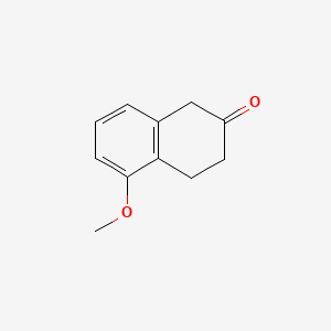 5-Methoxy-2-tetralone chemical structure (CAS 32940-15-1)