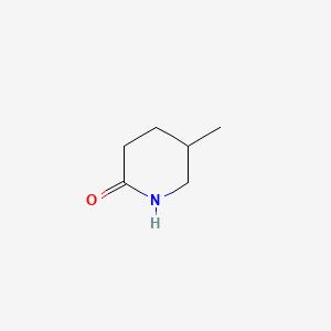 5-Methylpiperidin-2-one chemical structure (CAS 3298-16-6)