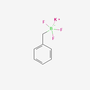 Potassium benzyltrifluoroborate chemical structure (CAS 329976-73-0)