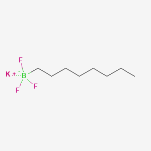 Potassium trifluoro(octyl)borate chemical structure (CAS 329976-79-6)