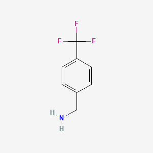 4-(Trifluoromethyl)benzylamine chemical structure (CAS 3300-51-4)