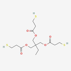 Trimethylolpropane tris(3-mercaptopropionate) chemical structure (CAS 33007-83-9)