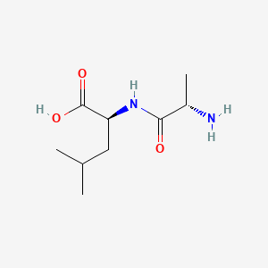 H-Ala-Leu-OH chemical structure (CAS 3303-34-2)