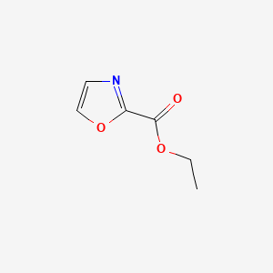 Ethyl oxazole-2-carboxylate chemical structure (CAS 33036-67-8)