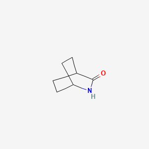 2-Azabicyclo[2.2.2]octan-3-one chemical structure (CAS 3306-69-2)
