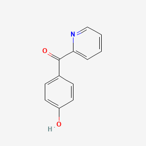 4-(Pyridine-2-carbonyl)phenol chemical structure (CAS 33077-70-2)