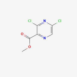 Methyl 3,5-dichloropyrazine-2-carboxylate chemical structure (CAS 330786-09-9)