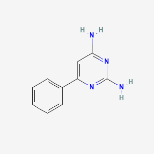 6-Phenylpyrimidine-2,4-diamine chemical structure (CAS 3308-24-5)