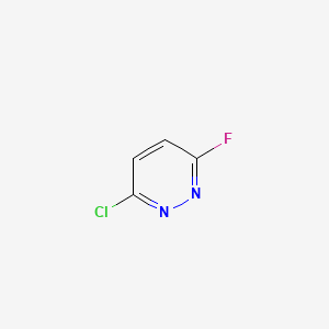 3-Chloro-6-fluoropyridazine chemical structure (CAS 33097-38-0)