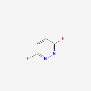 3,6-Difluoropyridazine chemical structure (CAS 33097-39-1)