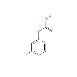 2-(3-Fluorophenyl)acetic acid chemical structure (CAS 331-25-9)