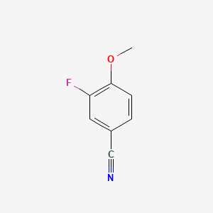 3-Fluoro-4-methoxybenzonitrile chemical structure (CAS 331-62-4)