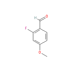 2-Fluoro-4-methoxybenzaldehyde chemical structure (CAS 331-64-6)
