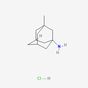 3-Methyladamantan-1-amine hydrochloride chemical structure (CAS 33103-93-4)